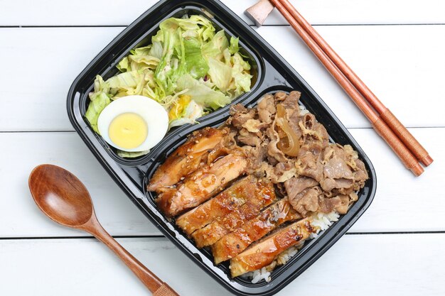 Hühnerreis bento