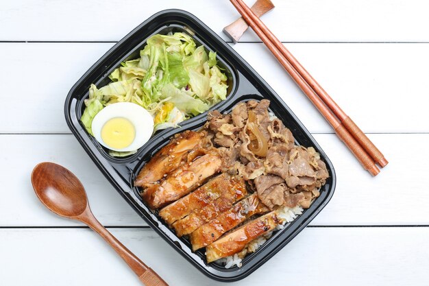 Hühnerreis bento