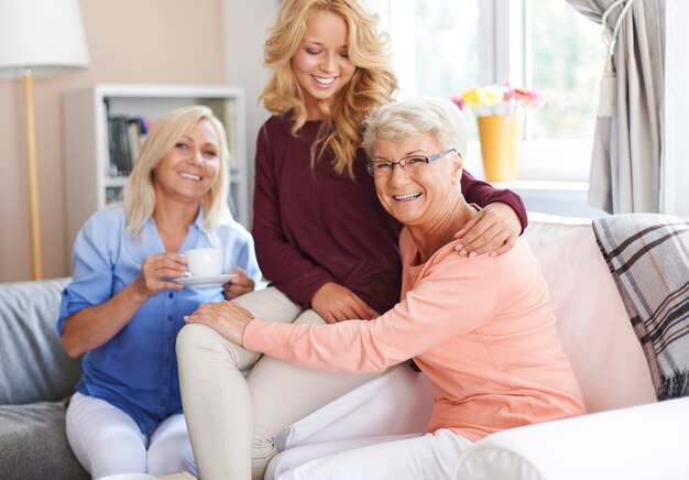 Ich bin glücklich, wenn ich meine Familie aufnehmen kann