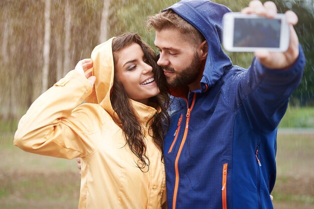 Ich möchte Selfie mit dir haben