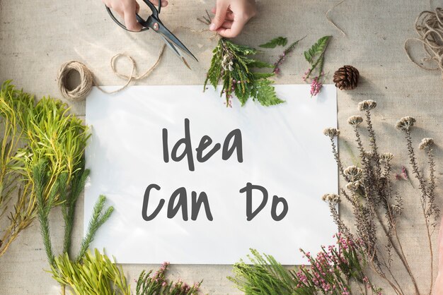 Ideen-Inspiration kreatives Konzept verbessern