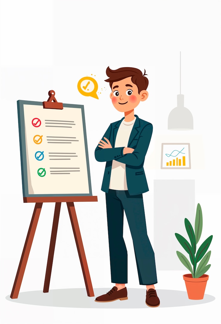 Kostenlose Foto illustration, die einen unternehmensjob darstellt