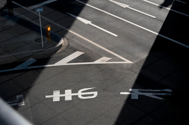 Im Freien abstrakter Schatten bei Tageslicht