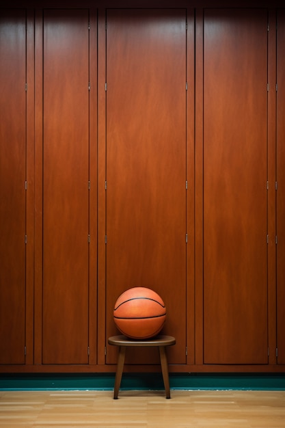 Kostenloses Foto in der nähe eines basketballballs