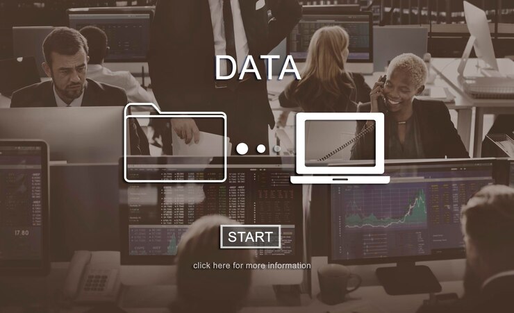Kostenlose Foto informationskonzept für das datendatenbankanalysesystem