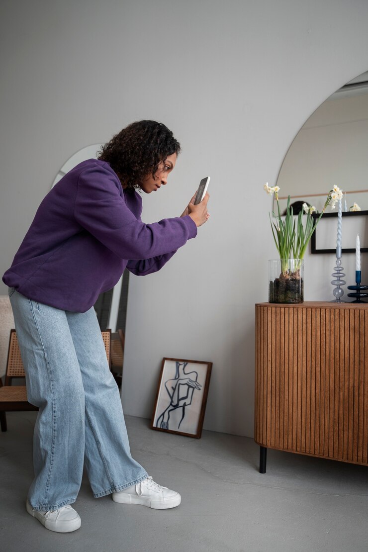 Kostenlose Foto innenarchitekt fotografiert dekorationen im haus