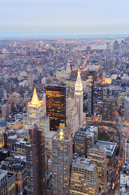 Innenstadt von New York City Manhattan