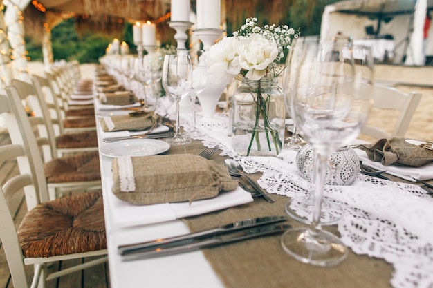 Interieur erstaunliche Hochzeit Veranstaltung Anordnung