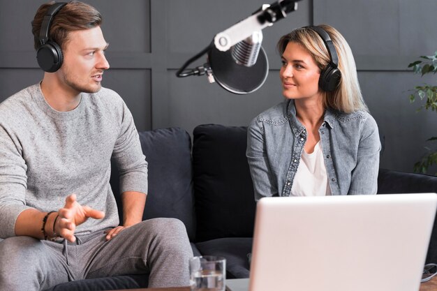 Interview im Büro