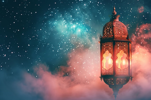 Islamische Ramadan-Fanstern im Fantasy-Stil