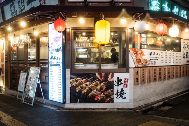 Kostenloses Foto japanischer streetfood-lebensstil