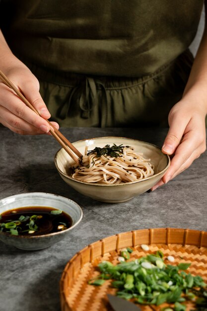 Japanisches Essen kochen