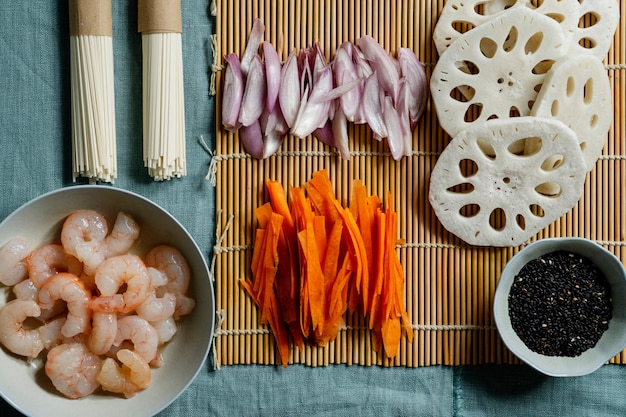 Japanisches Essen kochen