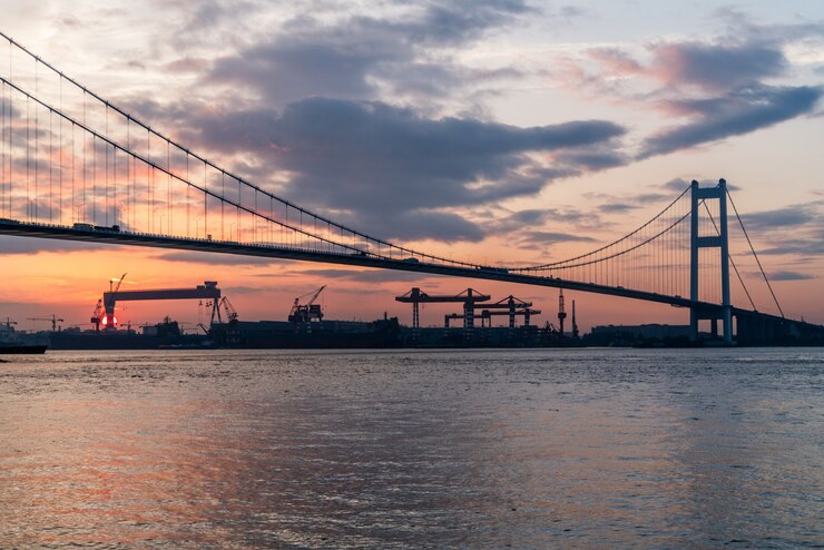 Kostenlose Foto jiangyin yangtze brücke