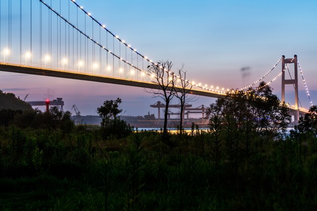 Kostenloses Foto jiangyin yangtze brücke