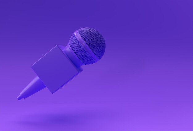 Journalismus-Konzept Live-Nachrichten 3D-Renderind-Hintergrund
