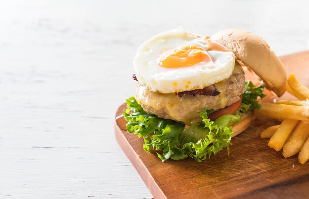 Käse Schweinefleisch Hamburger