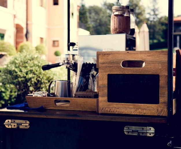 Kaffee-Café-Koffein-trinkendes Getränk