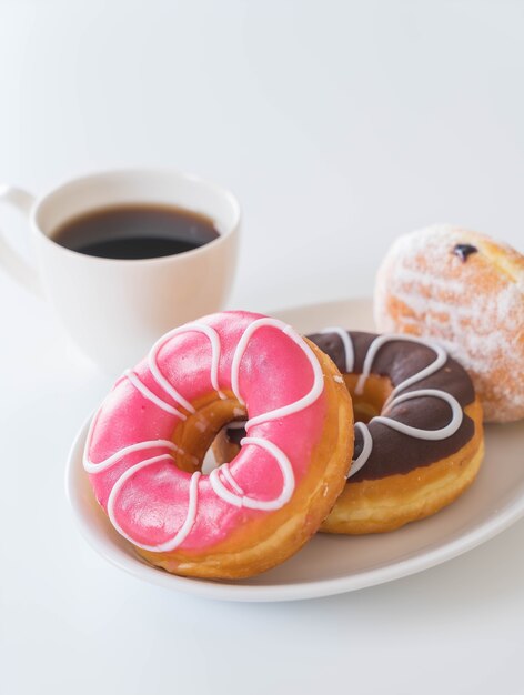 Kaffee und Donuts