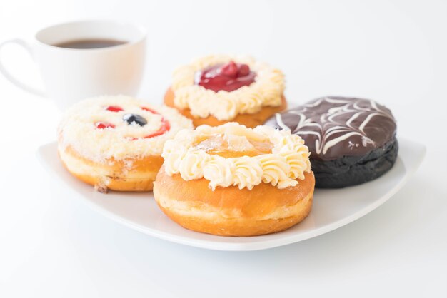 Kaffee und Donuts