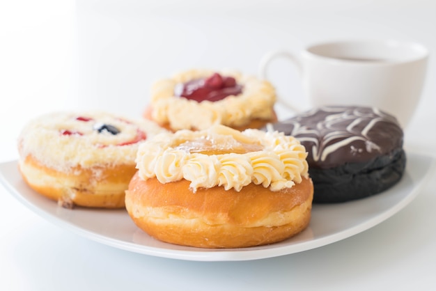 Kaffee und Donuts