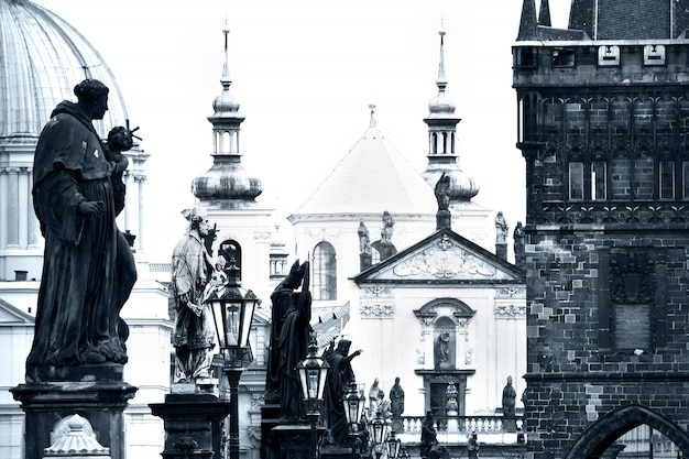 Karlsbrücke in Prag.