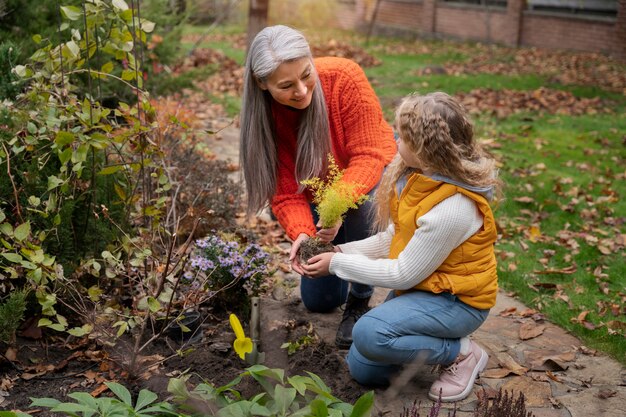 Kinder lernen über Umwelt