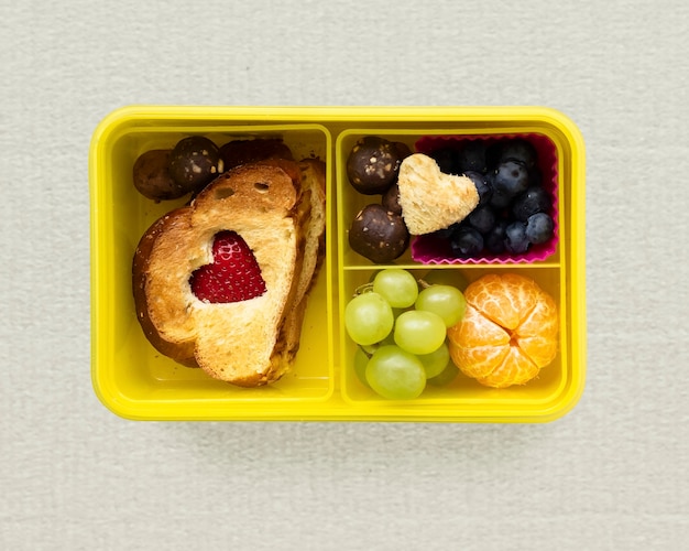 Kinder Valentinstag Lunchbox, Essenskunst