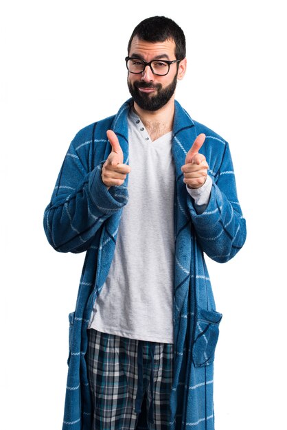 Kleider erwachsen Sie Bart schlafen