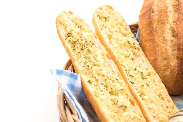 Knoblauch französisches Brot