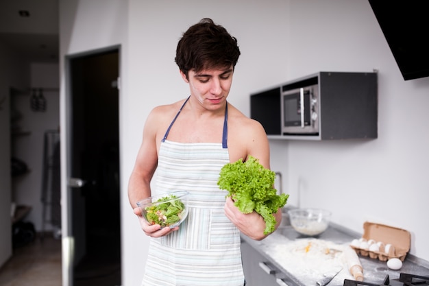 Kochen Person Küche schönes Zuhause