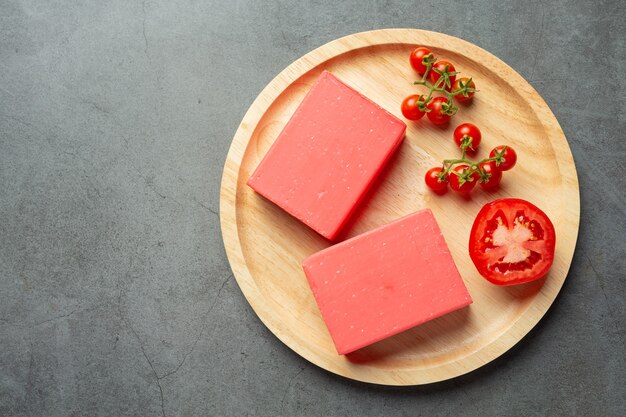 Körperpflege für Tomatenseifen