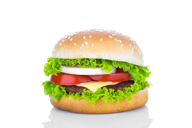 Kostenloses Foto köstliche cheeseburger