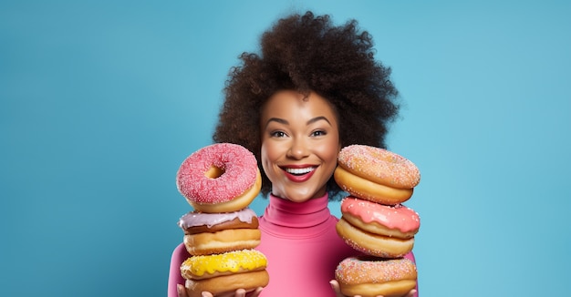 Kostenloses Foto köstliche donuts wurden automatisch generiert