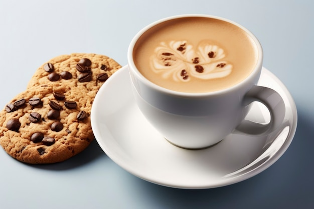 Kostenloses Foto köstliche kekse mit kaffeetasse