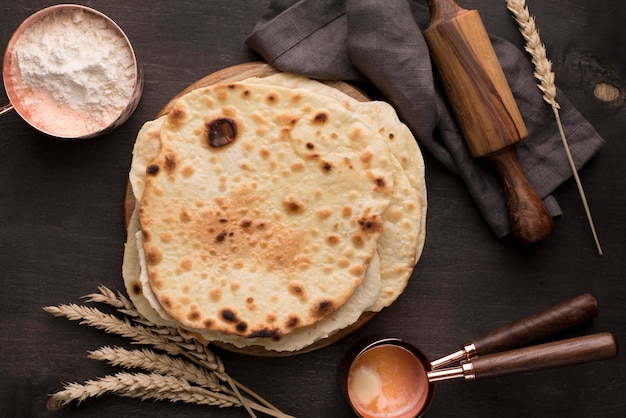 Kostenloses Foto köstliche komposition aus nahrhaftem roti