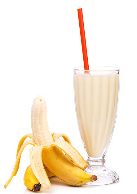 Köstlicher Bananenmilchshake