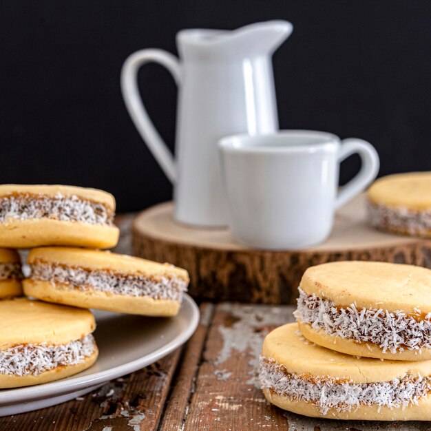 Köstliches Alfajores-Kekskonzept