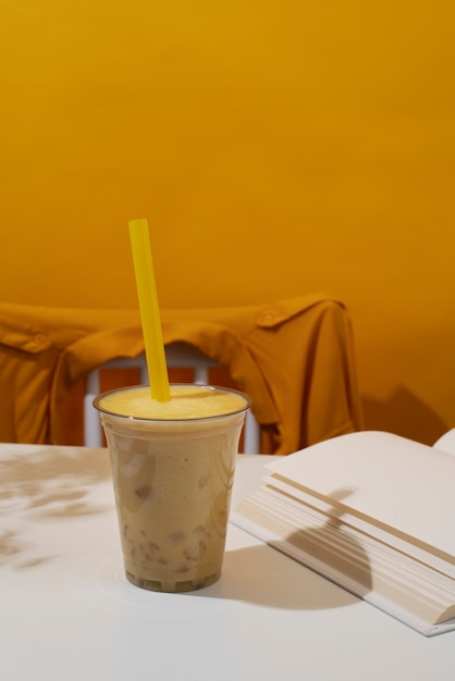 Kostenloses Foto köstliches bubble tea-getränk