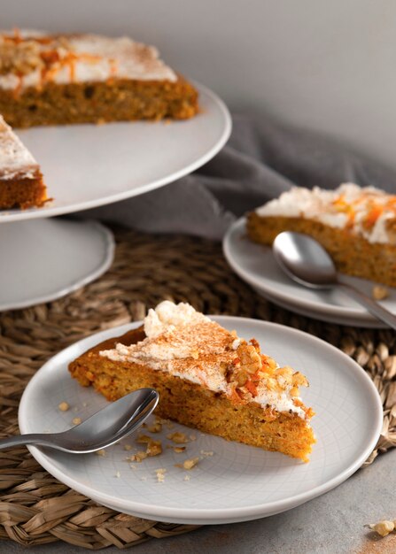 Köstliches gesundes Dessert mit Karotte