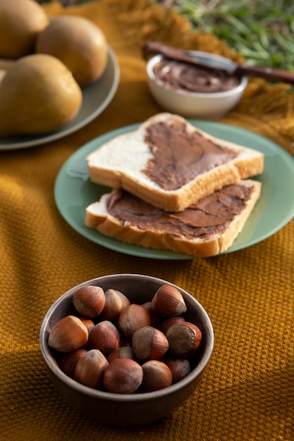 Köstliches Picknick-Stillleben