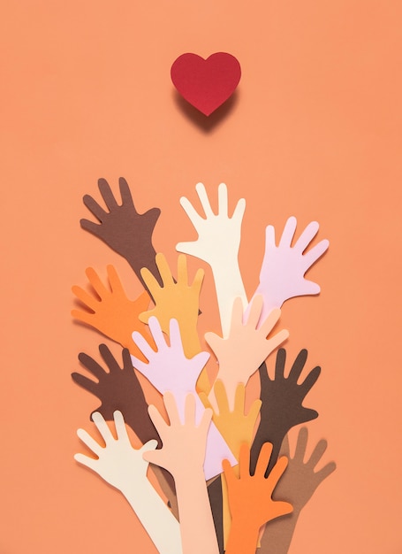 Konzept der Solidarität von oben