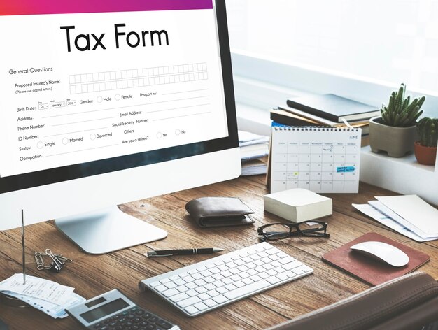 Konzept des Antragsformulars für Steuergutschriften