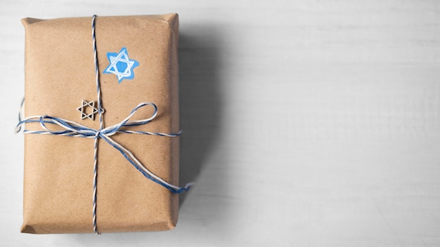 Kopieren Sie Raumgeschenk traditionelles hanukkah jüdisches Konzept