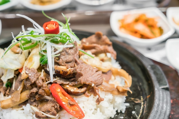 Koreanisch traditionelles essen