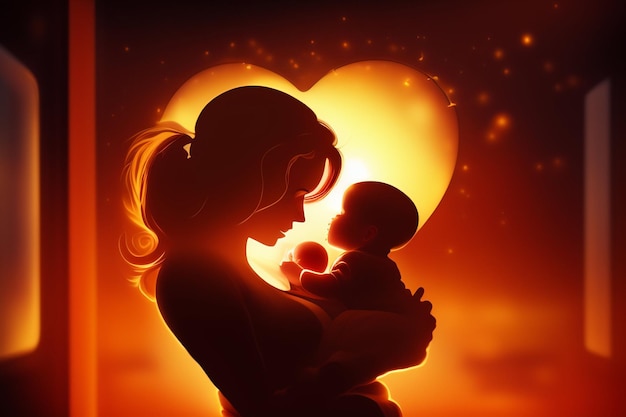 Kostenlose Foto glücklich Muttertag Mutter und Kind lieben Hintergrundbild