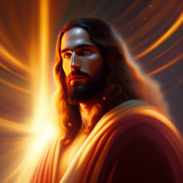 Kostenloses Foto Karfreitag Hintergrund mit Jesus Christus und Kreuz