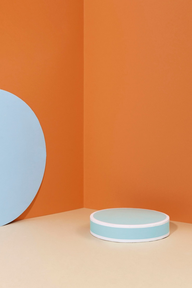 Kostenlose Foto kreative komposition einer minimalistischen bühne