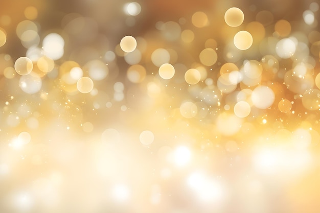 kreisförmige Lichter goldener Bokeh-Hintergrund