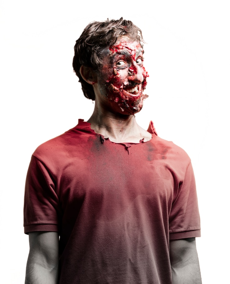 Kostenlose Foto lächeln zombie